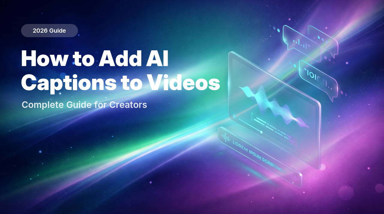 How to Add AI Captions to Videos: Complete Guide for 2026